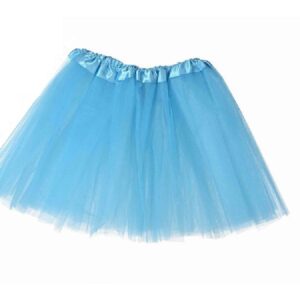 TUTU INFANTIL AZUL CLARO CELESTE 30 CM