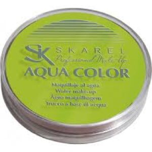 MAQUILLAJE AL AGUA VERDE PROFESIONAL 15G.