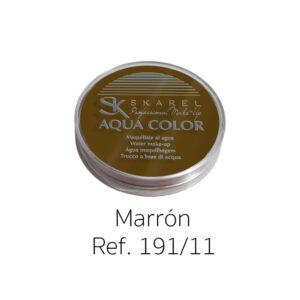 MAQUILLAJE AL AGUA MARRON PROFESIONAL 15G
