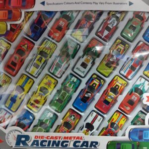CAJA 32 COCHES METAL