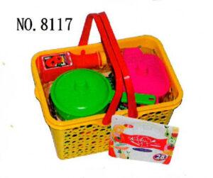 CESTA CON ACCESORIOS DE COCINA 28 PCS