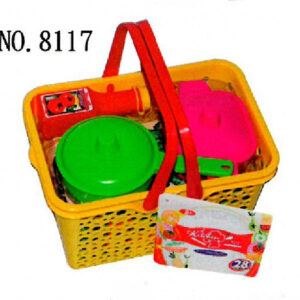 CESTA CON ACCESORIOS DE COCINA 28 PCS