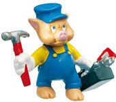 FIGURA CERDITO TRABAJADOR   LOS 3 CERDITOS