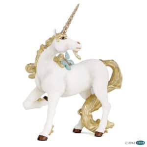 FIGURA UNICORNIO DORADO  ( PAPO ) 39018