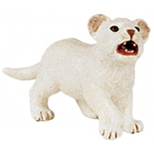 FIGURA CRIA LEON BLANCO ( PAPO ) 50076