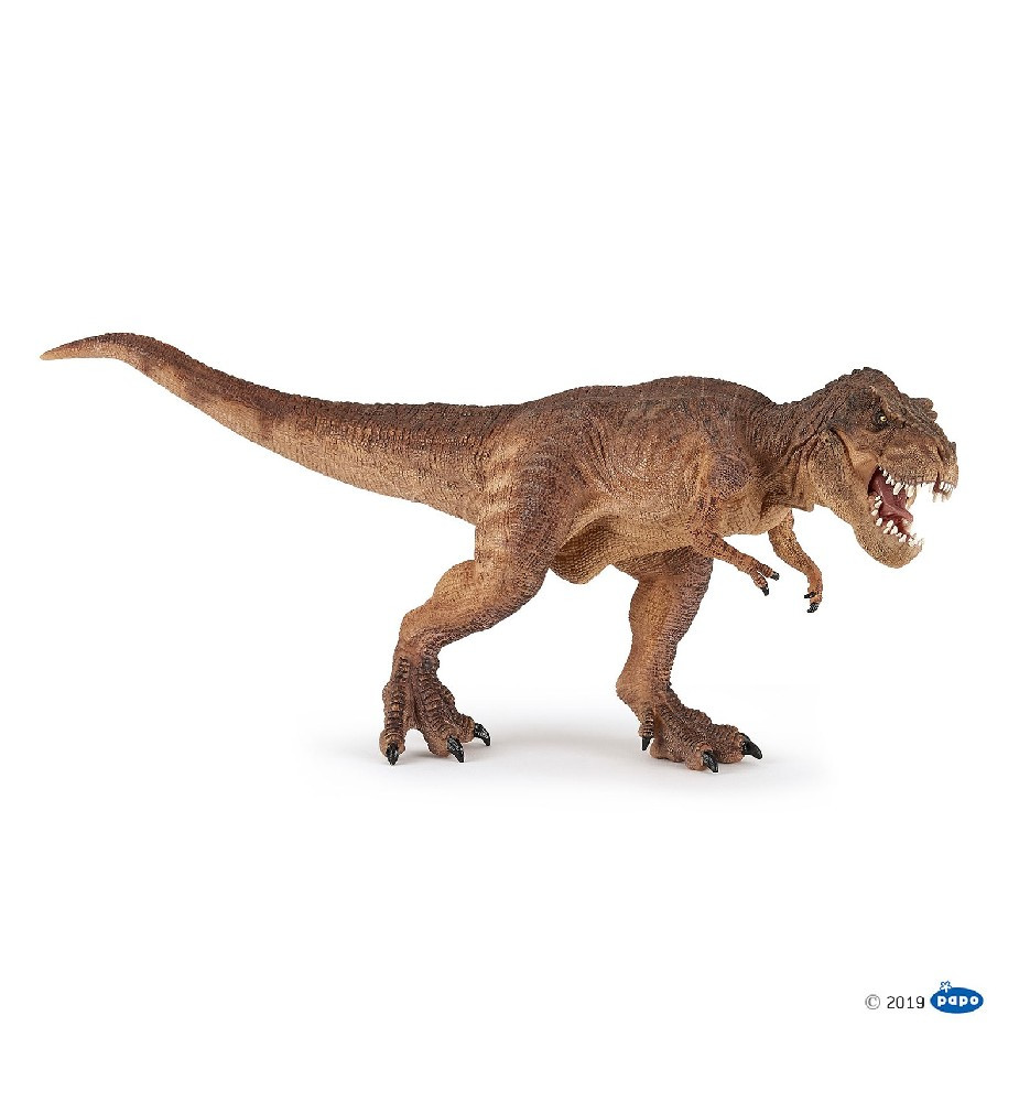 FIGURA T-REX MARRON CORRIENDO ( PAPO ) 55075 - Imagen 2