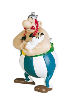 FIGURA OBELIX CON IDEFIX ( PLASTOY ) 60502