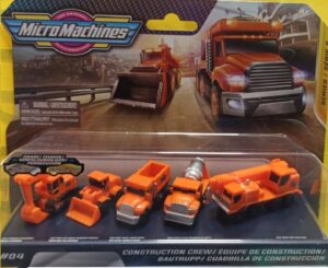MICRO MACHINES WORLD PACK 5 VEHICULOS CONSTRUCCION