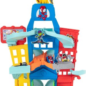 SPIDEY JUEGO DE PISTAS URBANAS + 2 VEHICULOS