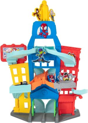 SPIDEY JUEGO DE PISTAS URBANAS + 2 VEHICULOS