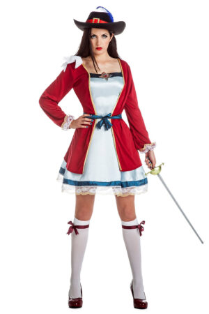 DISFRAZ LADY MOSQUETERA ADULTO