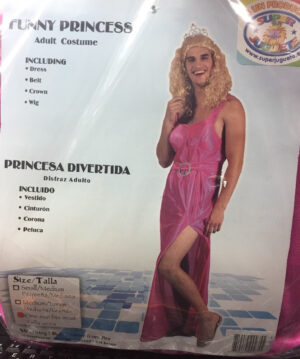 DISFRAZ ADULTO CHICO PRINCESA DIVERTIDA