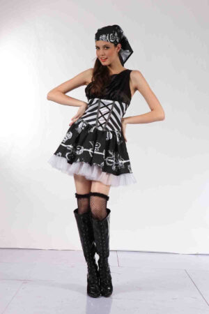 DISFRAZ ADULTO PIRATA CHICA