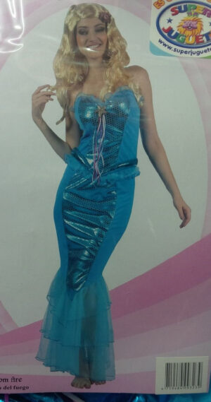 DISFRAZ ADULTO SIRENA