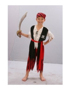 DISFRAZ PIRATA RAYAS 10-12 AÑOS