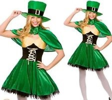 DISFRAZ ADULTO DUENDE VERDE CHICA