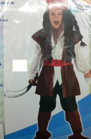 DISFRAZ  PIRATA 7-9 AÑOS