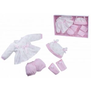 VESTIDO PARA BEBÉ REBORN POLOLO Y CAMISETA ESTAMPADA