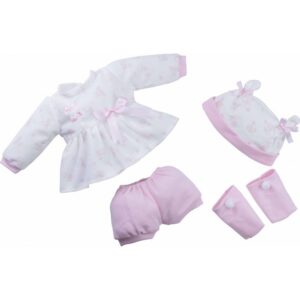 VESTIDO REBORN CAMISETA CONEJITOS 46-50CM