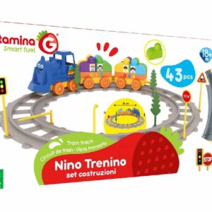 PISTA DE TREN CON BLOQUES