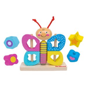 MARIPOSA TINA BLOQUES DE MADERA