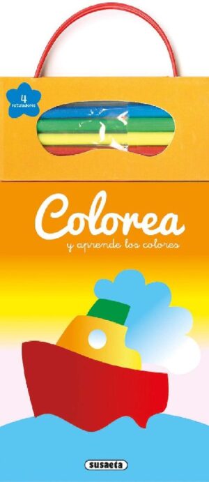 LIBRO COLOREA Y APRENDE LOS COLORES