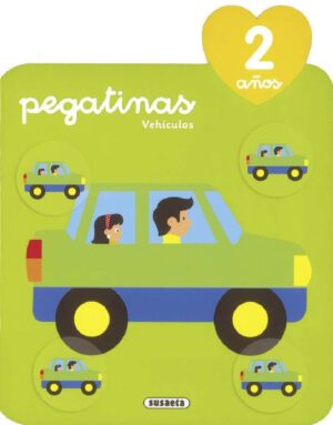 LIBRO PEGATINAS VEHICULOS 2 AÑOS