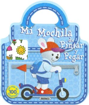 LIBRO MI MOCHILA DE PINTAR Y PEGAR