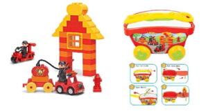 CONSTRUCCION BOMBEROS 48 PCS - CAJA ARRASTRE