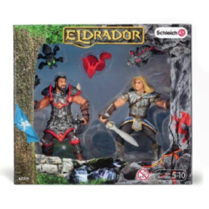 FIGURAS CABALLEROS LUCHADORES CON ANIMALES DE MAZMORRA ( SCHLEICH )  42219