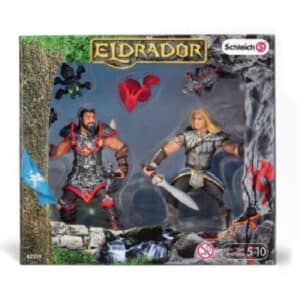 FIGURAS CABALLEROS LUCHADORES CON ANIMALES DE MAZMORRA ( SCHLEICH )  42219