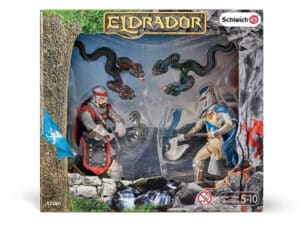 FIGURAS CABALLEROS CON HACHA E VIBORAS VENENOSAS ( SCHLEICH ) 42280