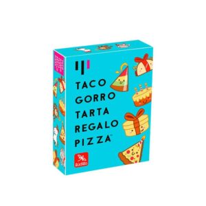 JUEGO TACO GORRO TARTA REGALO PIZZA