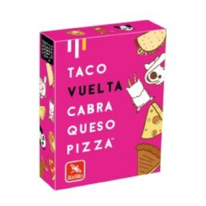 TACO, VUELTA, CABRA, QUESO, PIZZA - JUEGO DE CARTA
