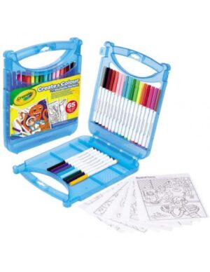 MALETIN ROTULADORES LAVABLES SUPERTIPS 65PZS