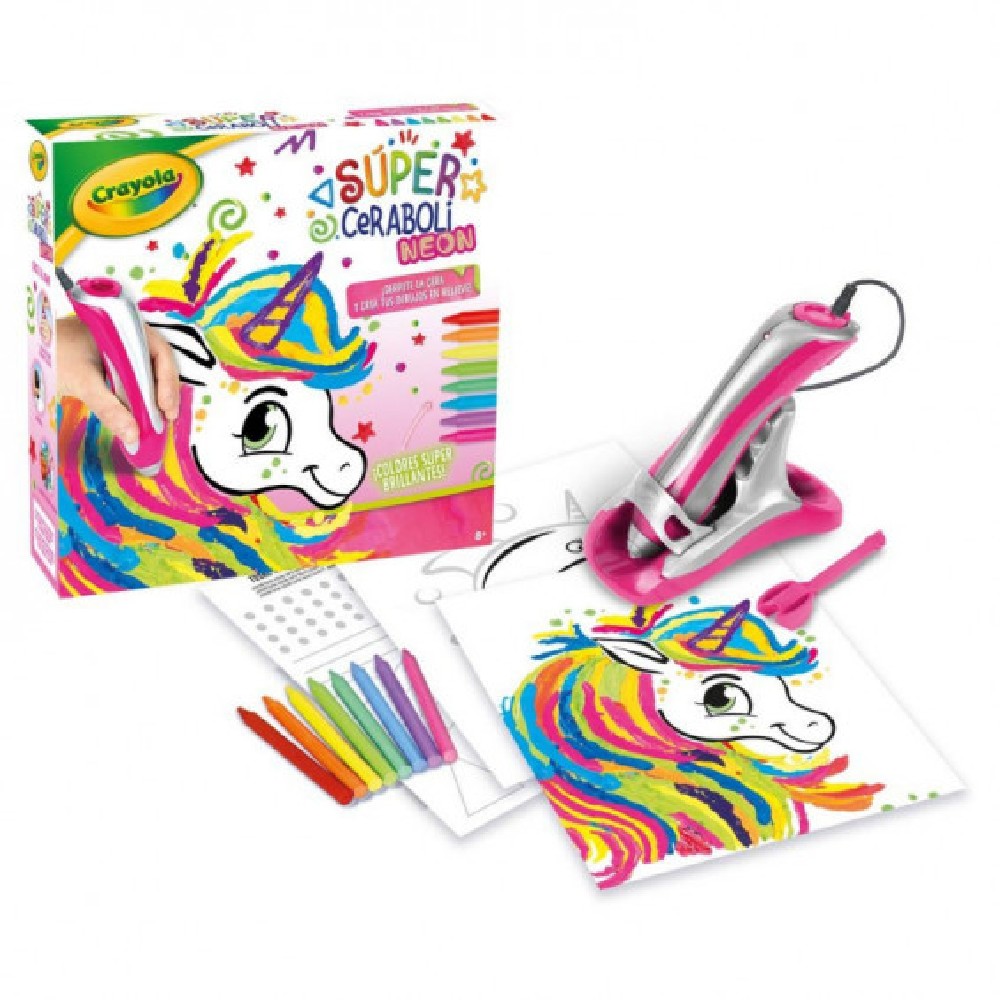 CRAYOLA- SUPER CERABOLI UNICORNIO NEÓN