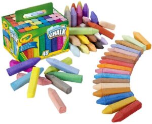 TIZAS DE SUELO LAVABLES CRAYOLA (48 UDS)