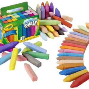 TIZAS DE SUELO LAVABLES CRAYOLA (48 UDS)