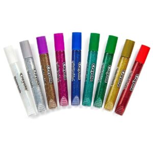 9 PEGAMENTOS DE PURPURINA LAVABLES