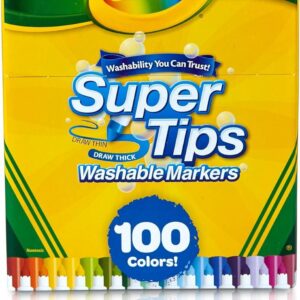 100 rotuladores súper punta super tips lavables