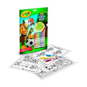 CRAYOLA LIBRO DE ACTIVIDADES PAW PATROL CON 7 ROTULADORES