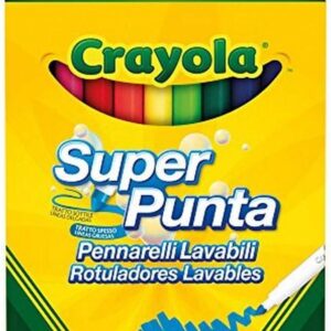 12 rotuladores súper punta super tips lavables