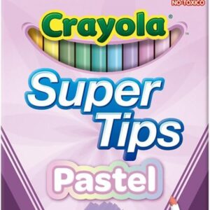 12 ROTULADORES SUPER PUNTA LAVABLE C/PASTEL