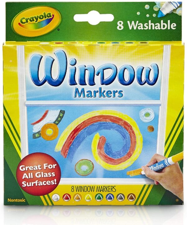 8 ROTULADORES PARA VENTANA LAVABLES