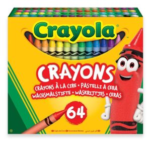 64 CERAS CRAYOLA + SACAPUNTAS