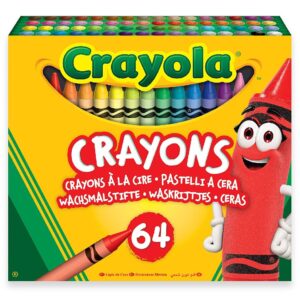 64 CERAS CRAYOLA + SACAPUNTAS