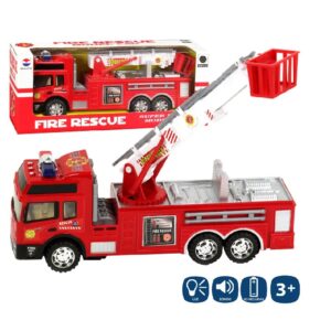 CAMION BOMBEROS LUZ SONIDO Y MOV. 30CM