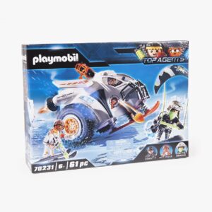 PLAYMOBIL TOP AGENTS PLANEADOR DE NIEVE 70231