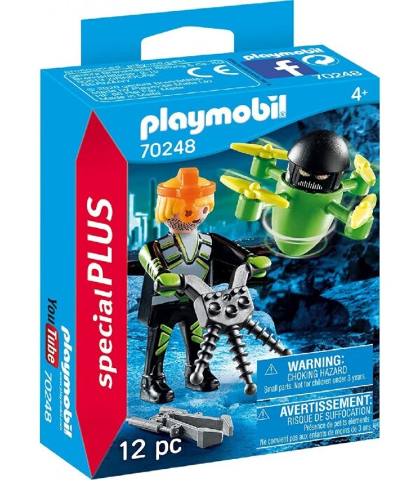 AGENTE CON DRON - PLAYMOBIL 70248