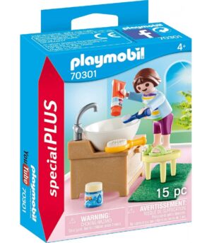 PLAYMOBIL SPECIAL PLUS 70301 NIÑA CON LAVABO